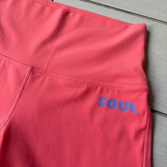 SoulCycle x lululemon Align High-Rise Short 8" in the color Raspberry Cream - Picture 4 of 7